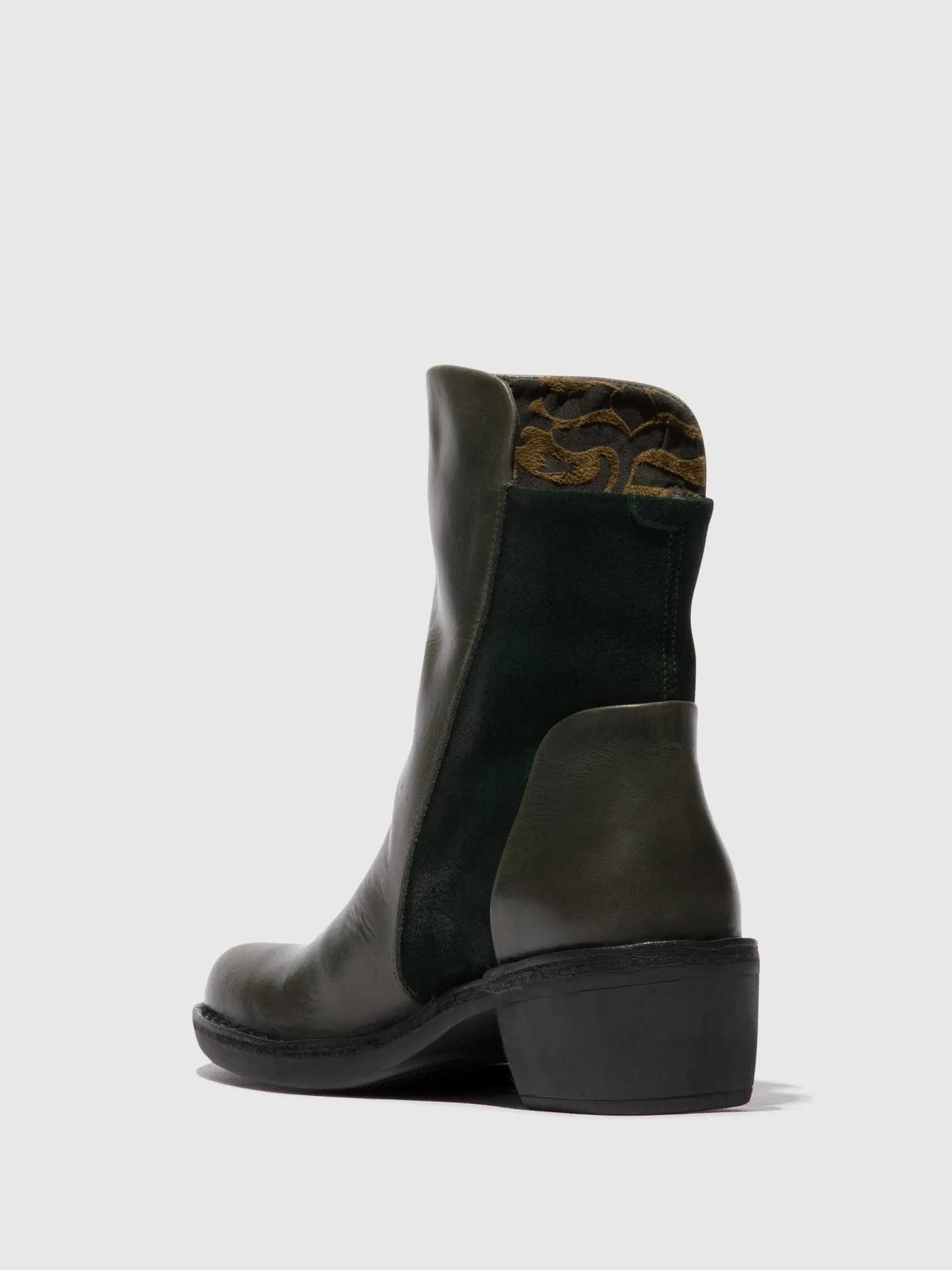 Zip Up Ankle Boots MELY074FLY DIESEL/GREEN FOREST sold by Fly London product image thumbnail 3
