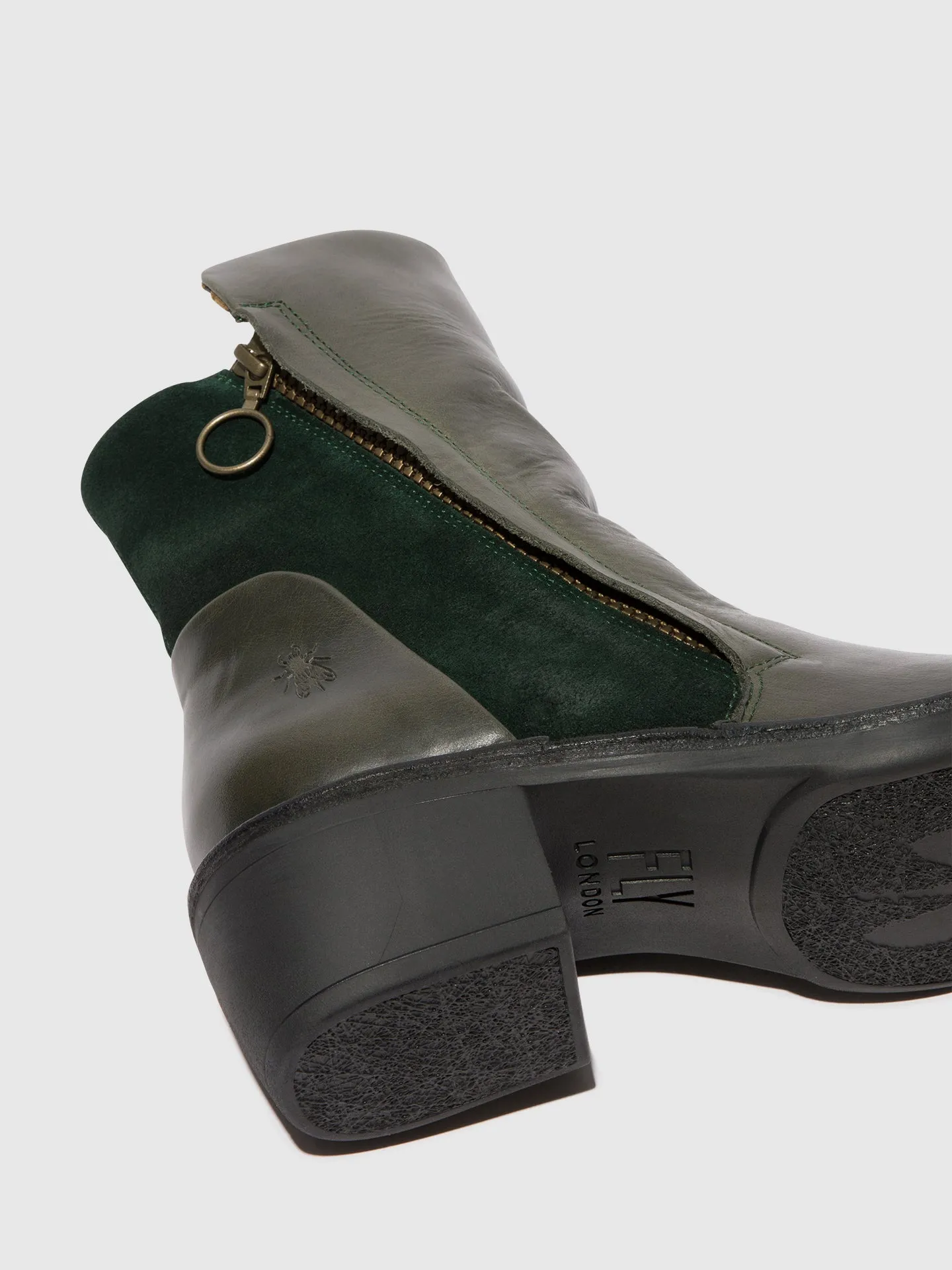Zip Up Ankle Boots MELY074FLY DIESEL/GREEN FOREST sold by Fly London product image thumbnail 4