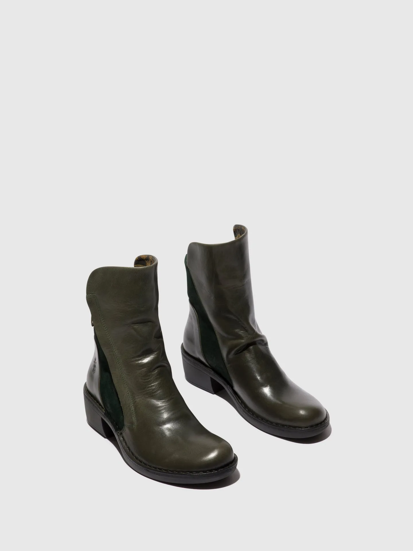 Zip Up Ankle Boots MELY074FLY DIESEL/GREEN FOREST sold by Fly London product image thumbnail 2