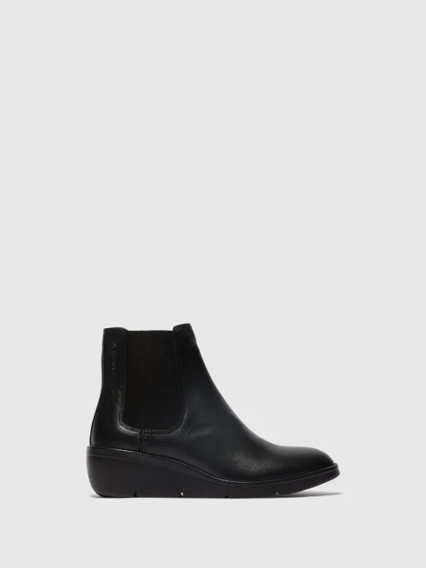 Chelsea Ankle Boots NOLA549FLY BLACK sold by Fly London