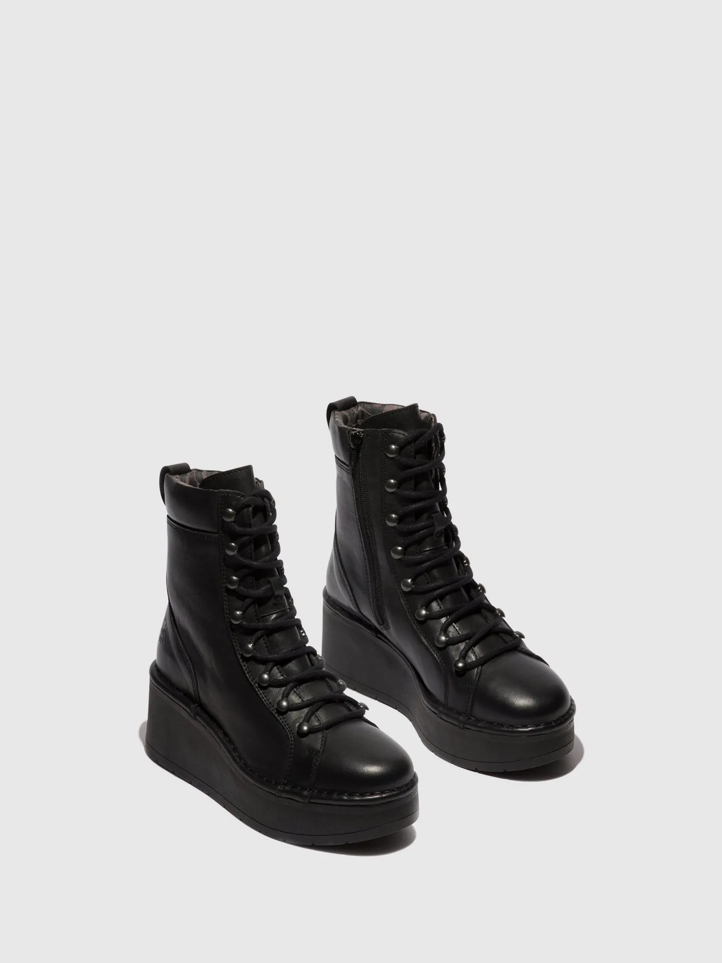 Lace-up Ankle Boots HAND247FLY BLACK sold by Fly London product image thumbnail 2