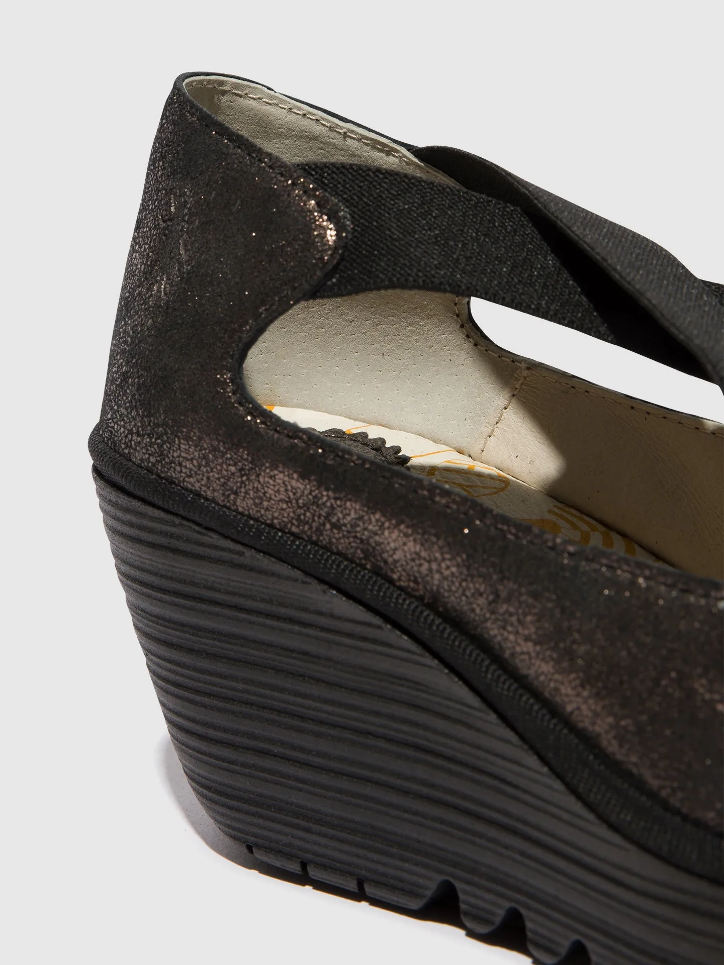 Elasticated Shoes YOLY402FLY GRAPHITE sold by Fly London product image thumbnail 4