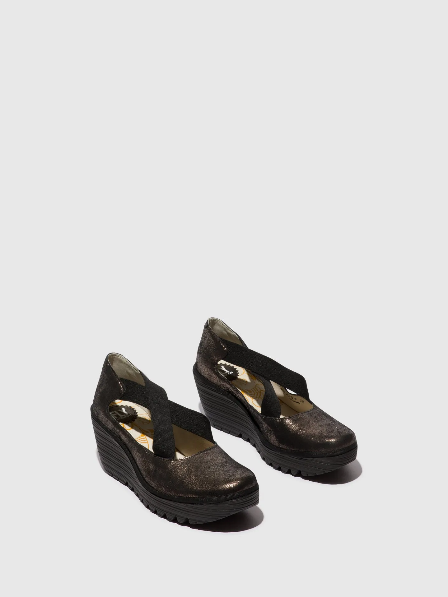 Elasticated Shoes YOLY402FLY GRAPHITE sold by Fly London product image thumbnail 2