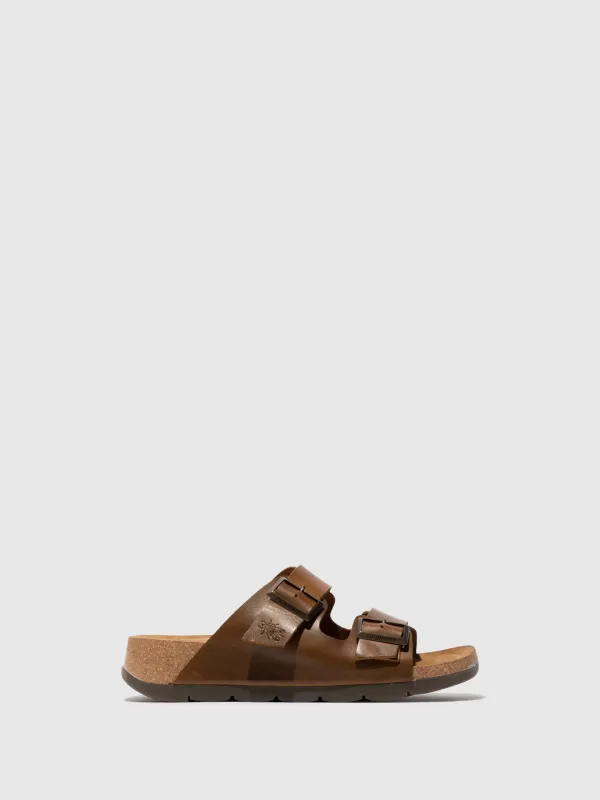 Buckle Sandals CAJA721FLY CAMEL sold by Fly London