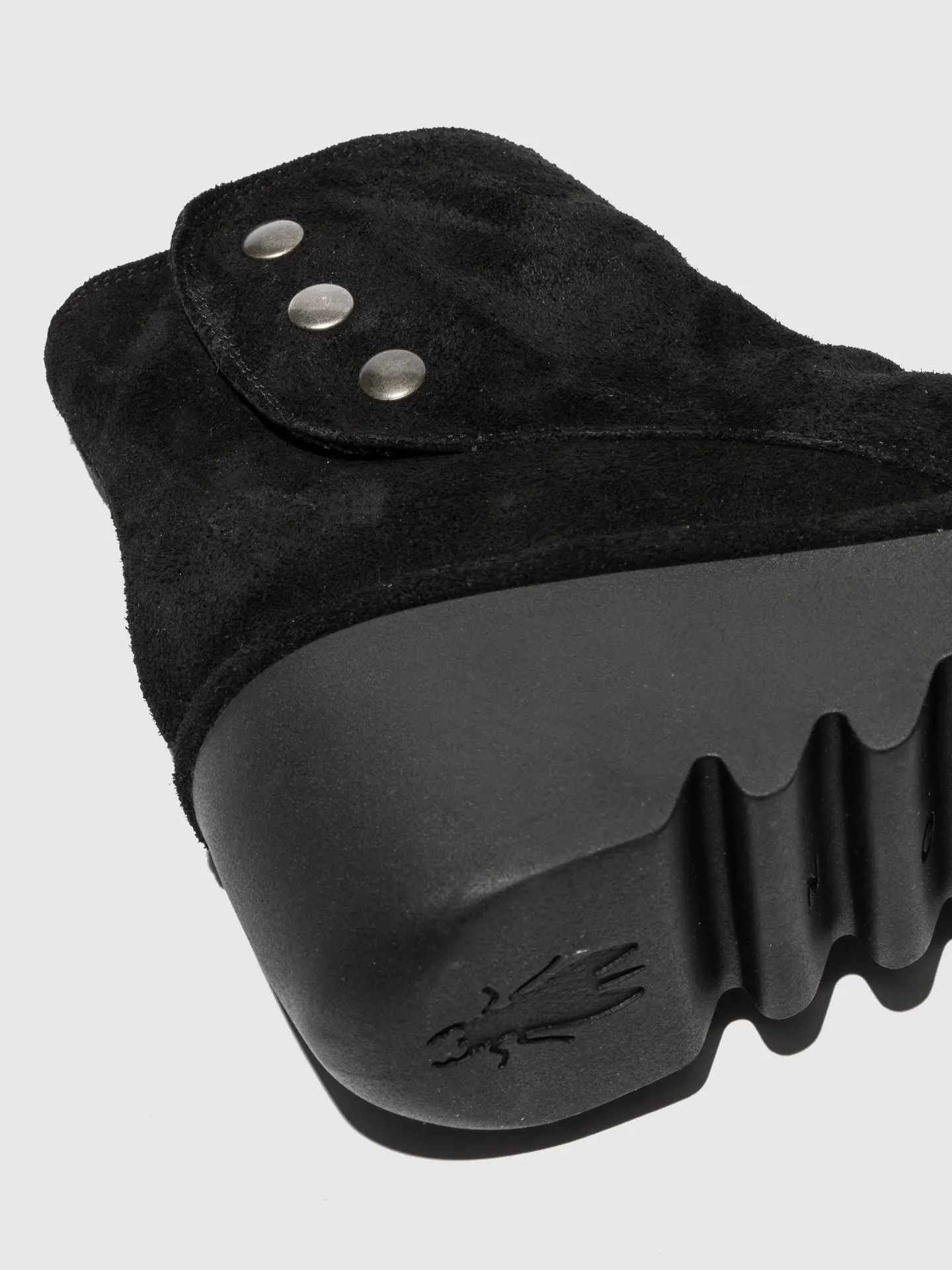 Zip Up Ankle Boots BROM344FLY OILSUEDE BLACK sold by Fly London product image thumbnail 4