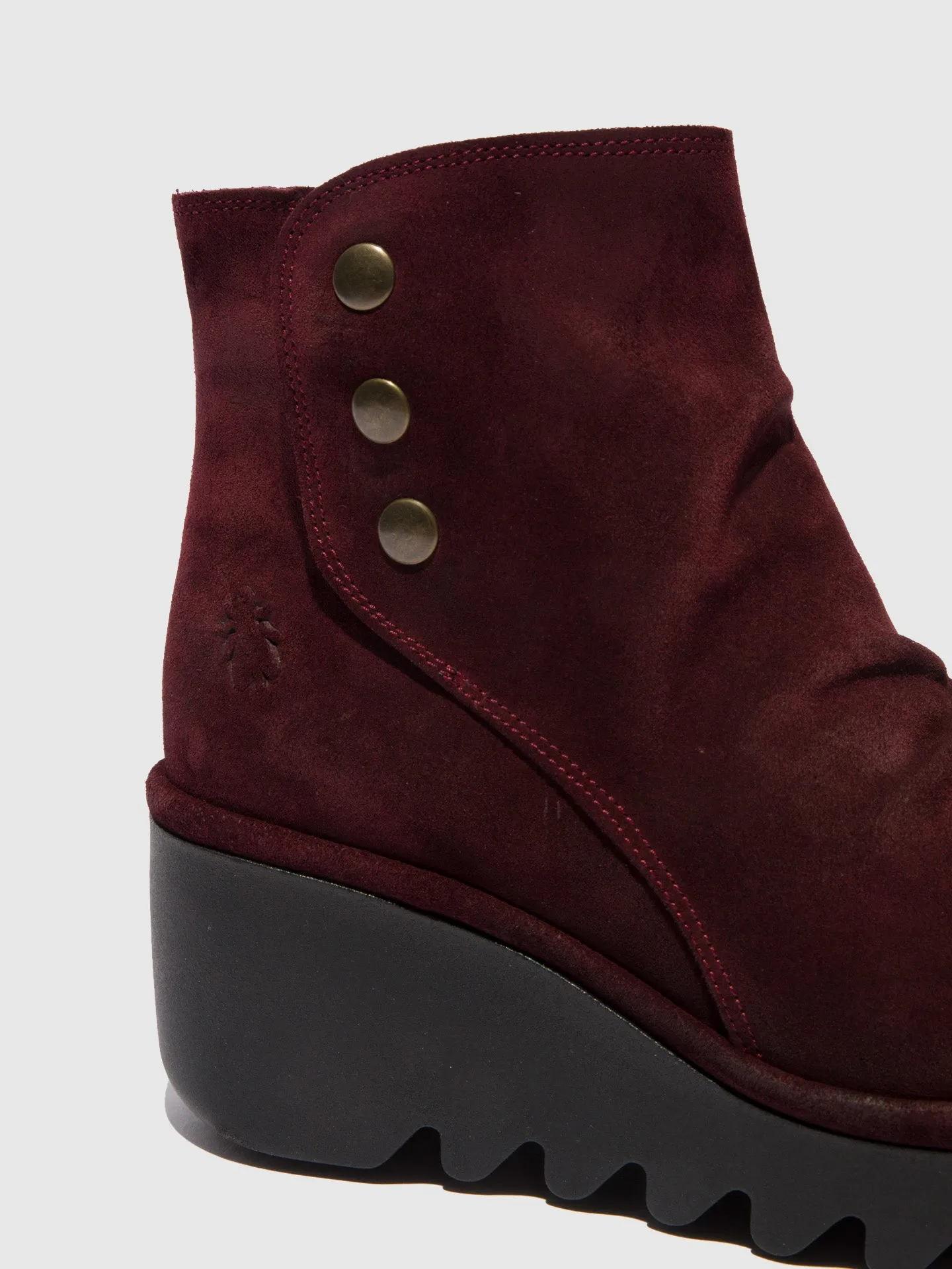 Zip Up Ankle Boots BROM344FLY OILSUEDE WINE sold by Fly London product image thumbnail 4