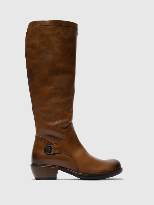 Zip Up Boots MISTRY CAMEL sold by Fly London