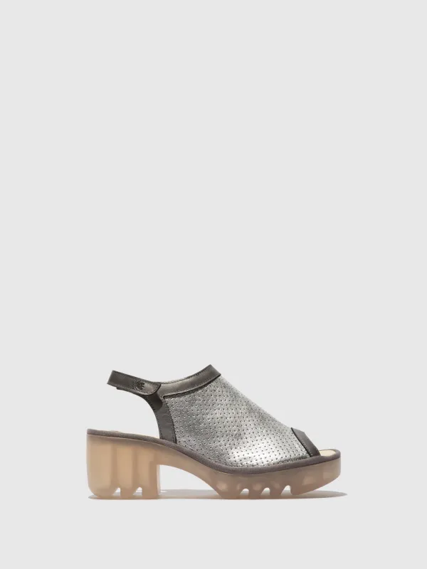 Sling-Back Sandals TEIF577FLY SILVER/PLOMO sold by Fly London