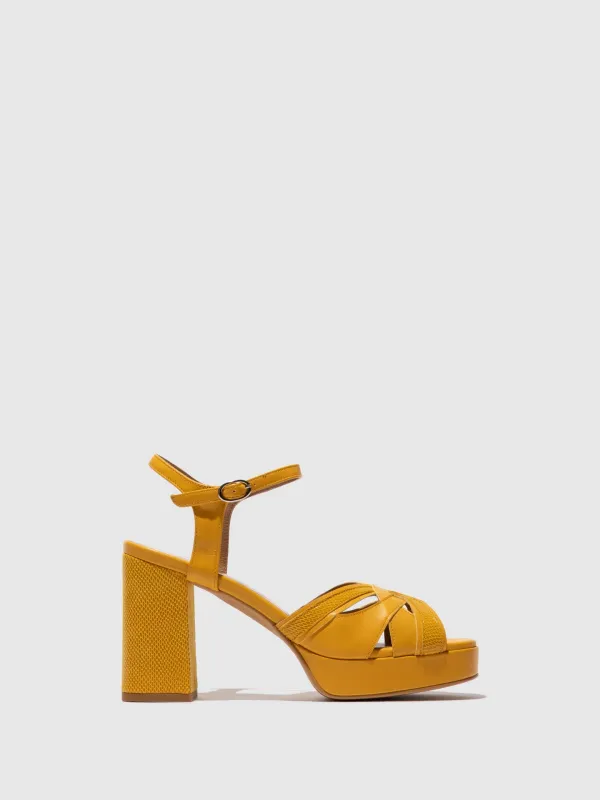Sling-Back Sandals EZUI240FLY YELLOW sold by Fly London