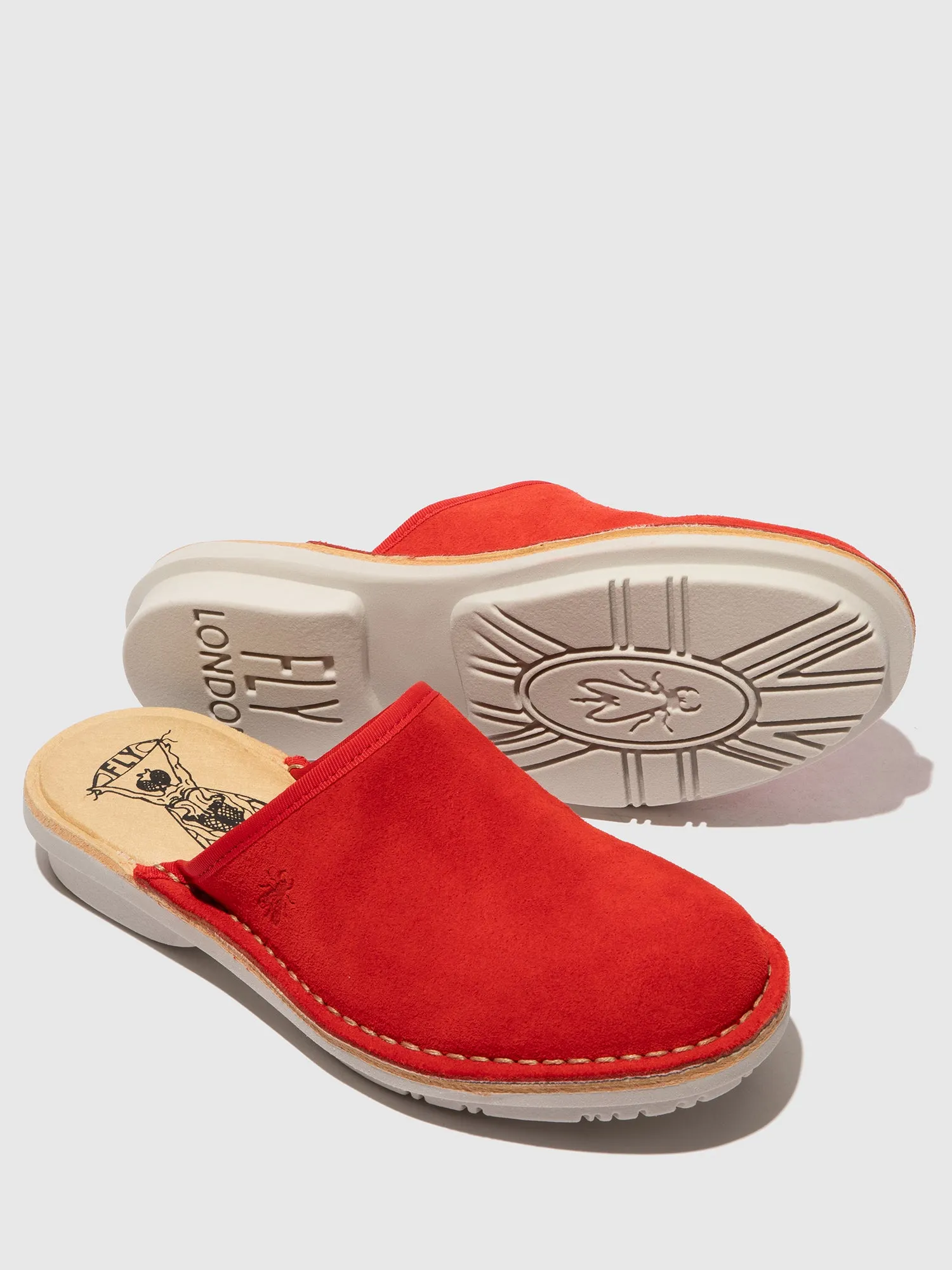 Round Toe Clogs FUZY151FLY SCARLET sold by Fly London product image thumbnail 4