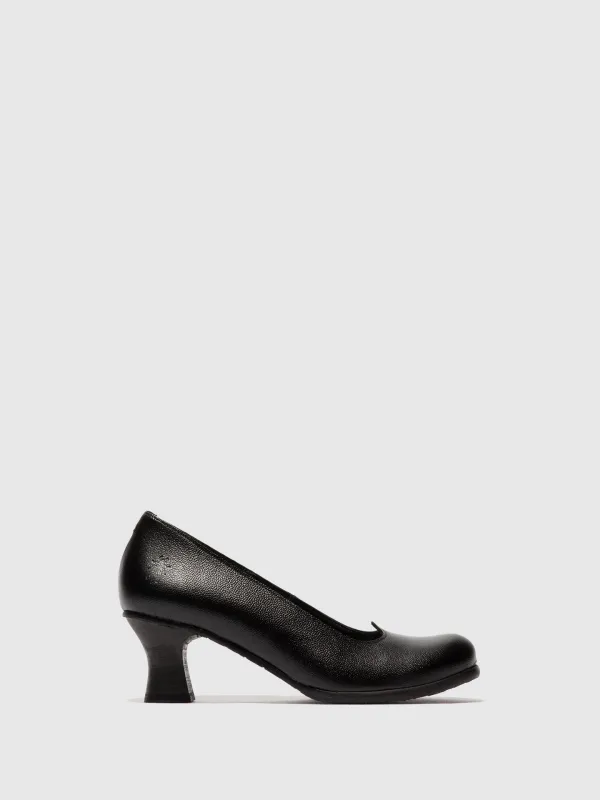 Heel Shoes BAZE086FLY MOUSSE BLACK sold by Fly London