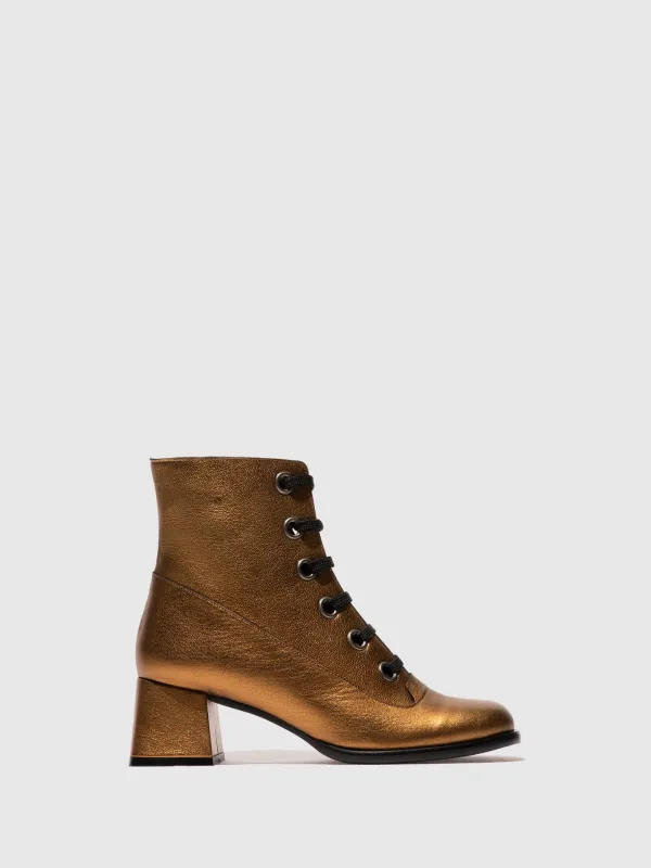 Lace-up Ankle Boots SEPY342FLY GOLD sold by Fly London