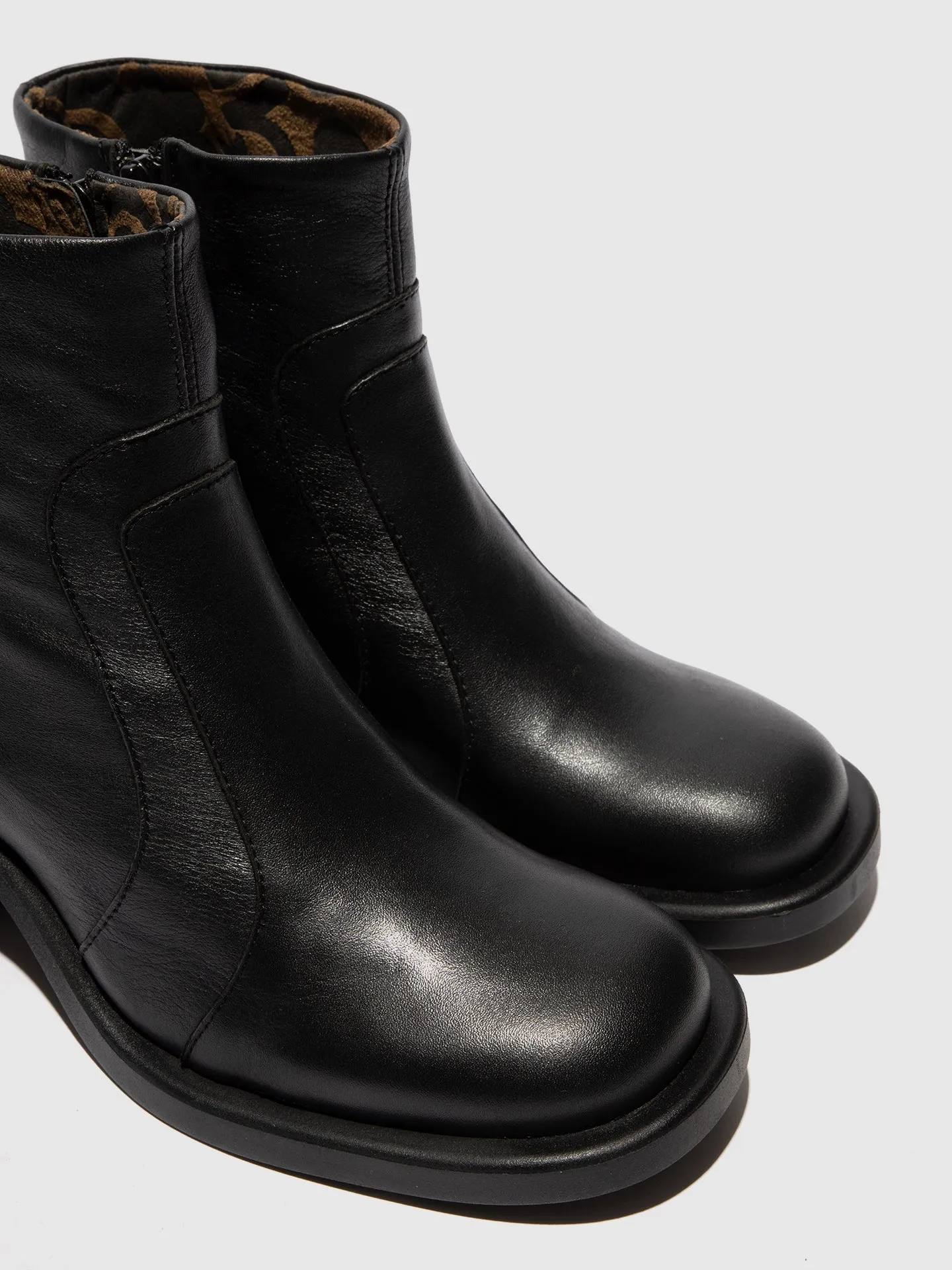 Zip Up Ankle Boots HEWI304FLY BLACK sold by Fly London product image thumbnail 4