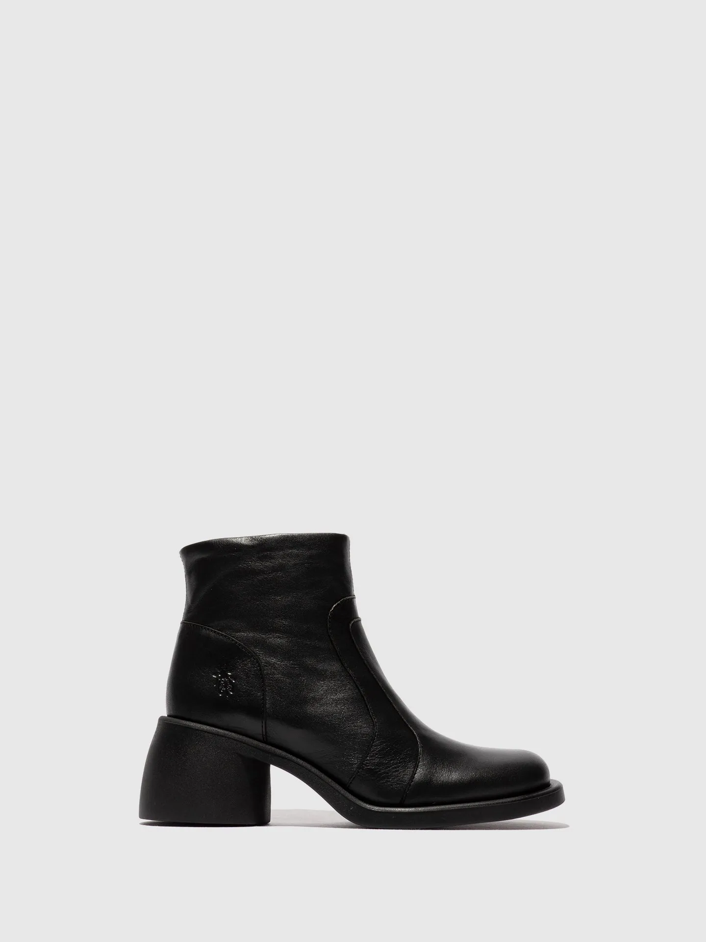 Zip Up Ankle Boots HEWI304FLY BLACK sold by Fly London
