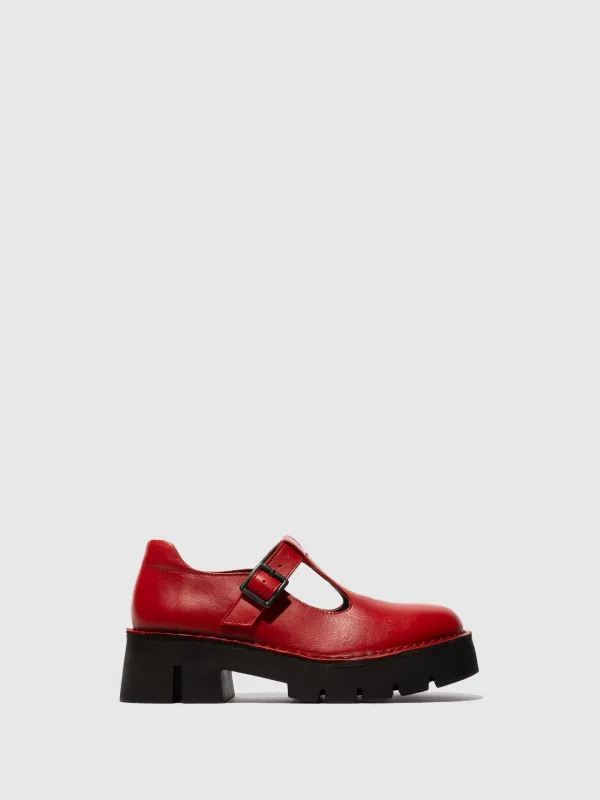 Mary Jane Shoes BAIZ162FLY RED sold by Fly London