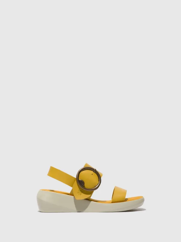 Sling-Back Sandals BANI739FLY MUSTARD sold by Fly London