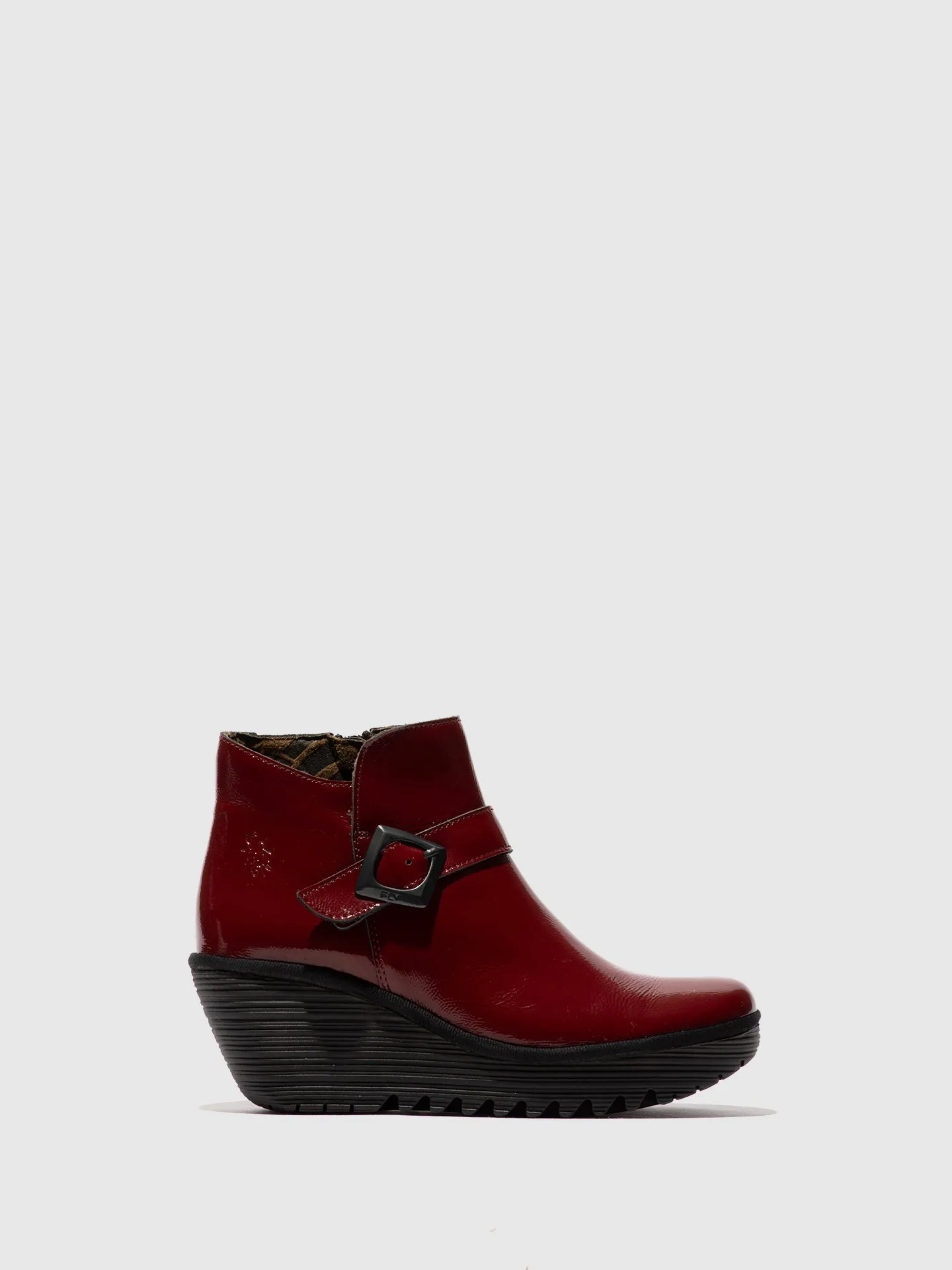 Buckle Ankle Boots YORT597FLY INT.RUST sold by Fly London