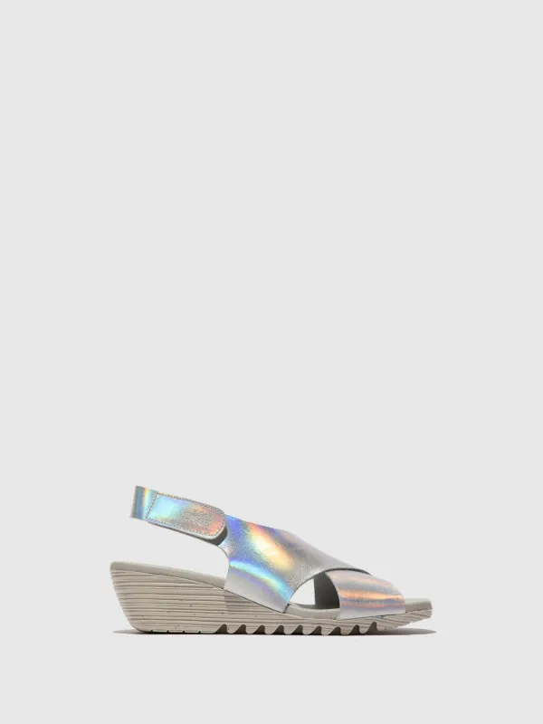 Velcro Sandals ORFY447FLY SILVER sold by Fly London