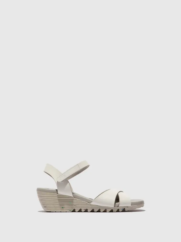 Sling-Back Sandals ORAN445FLY WHITE sold by Fly London