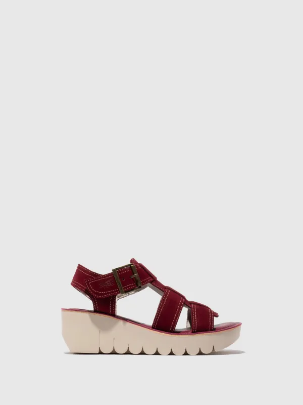 Sling-Back Sandals YUDD236FLY BERRY sold by Fly London