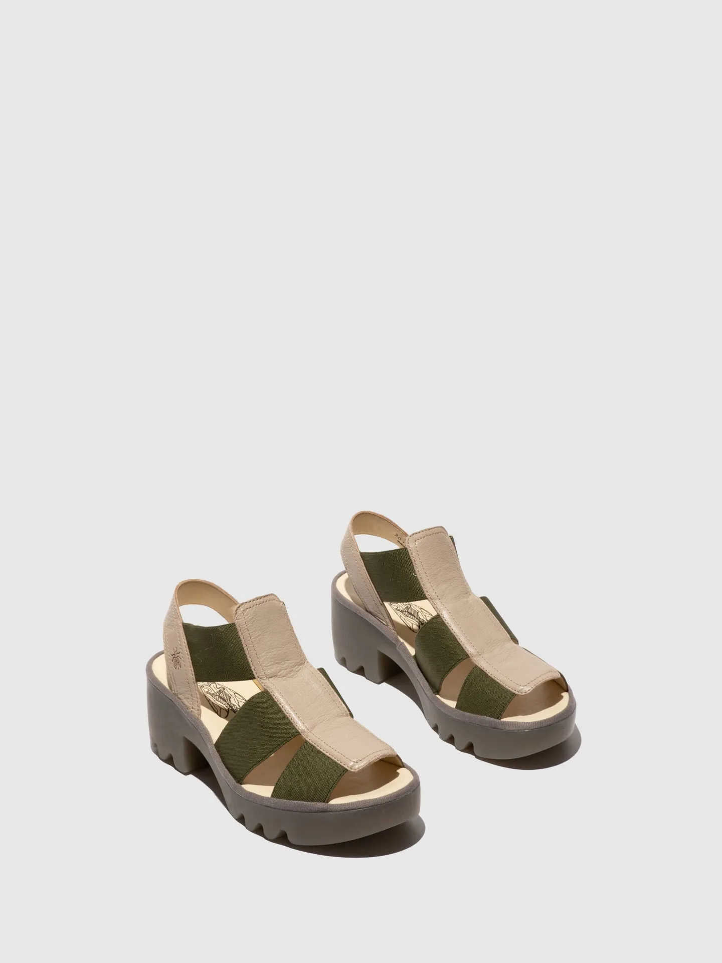 Elasticated Sandals TEEV615FLY TAUPE/KHAKI sold by Fly London product image thumbnail 2