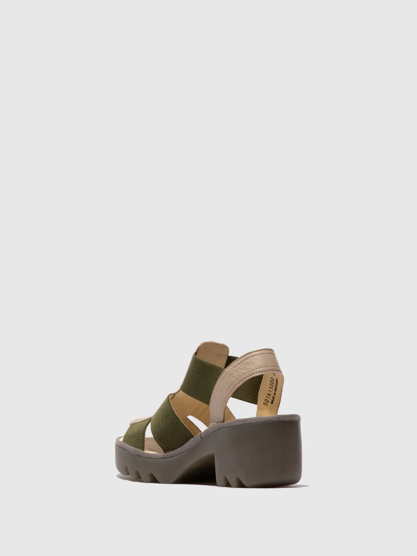 Elasticated Sandals TEEV615FLY TAUPE/KHAKI sold by Fly London product image thumbnail 3