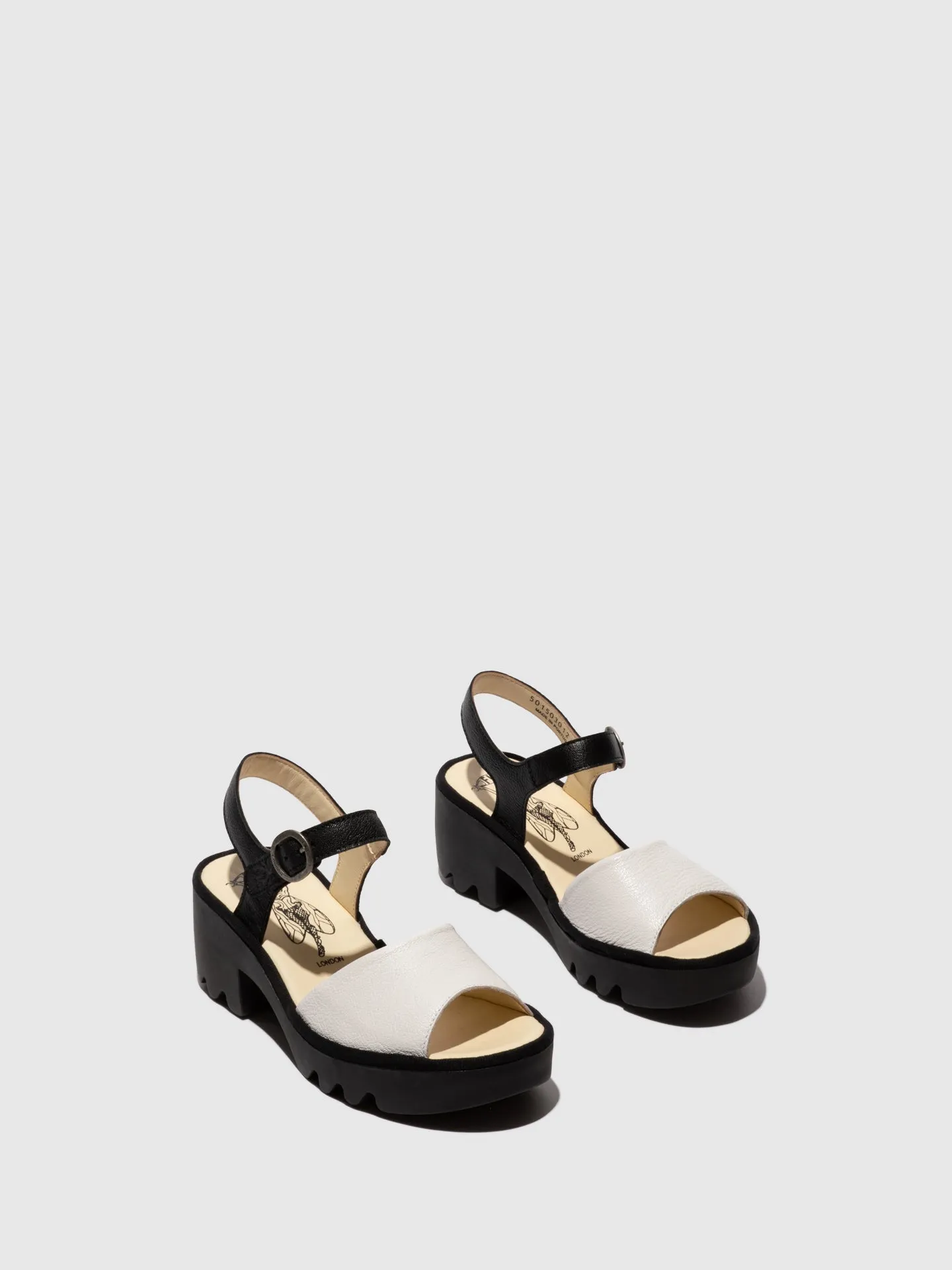 Sling-Back Sandals TULL503FLY WHITE/BLACK sold by Fly London product image thumbnail 2