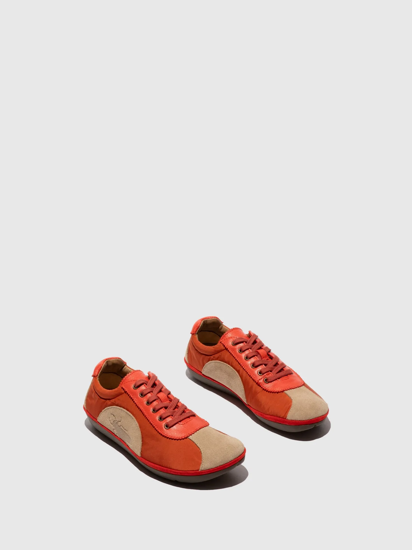 Lace-up Trainers MEEG105FLY TAUPE/RED sold by Fly London product image thumbnail 2