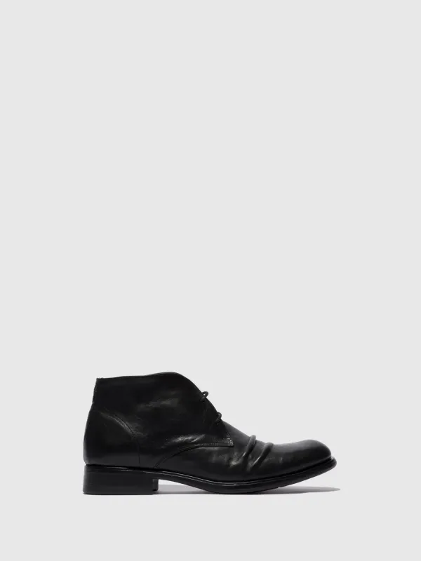 Lace-up Ankle Boots MURO577FLY ESTIGMA BLACK made by Fly London