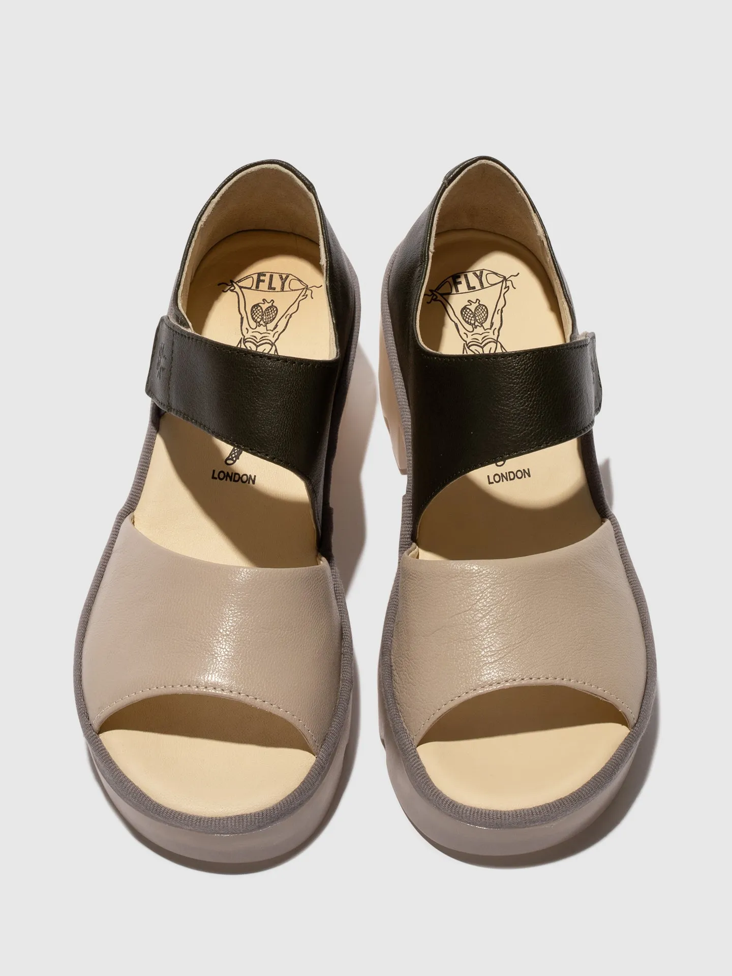 Velcro Sandals TAAR558FLY TAUPE/KHAKI sold by Fly London product image thumbnail 4