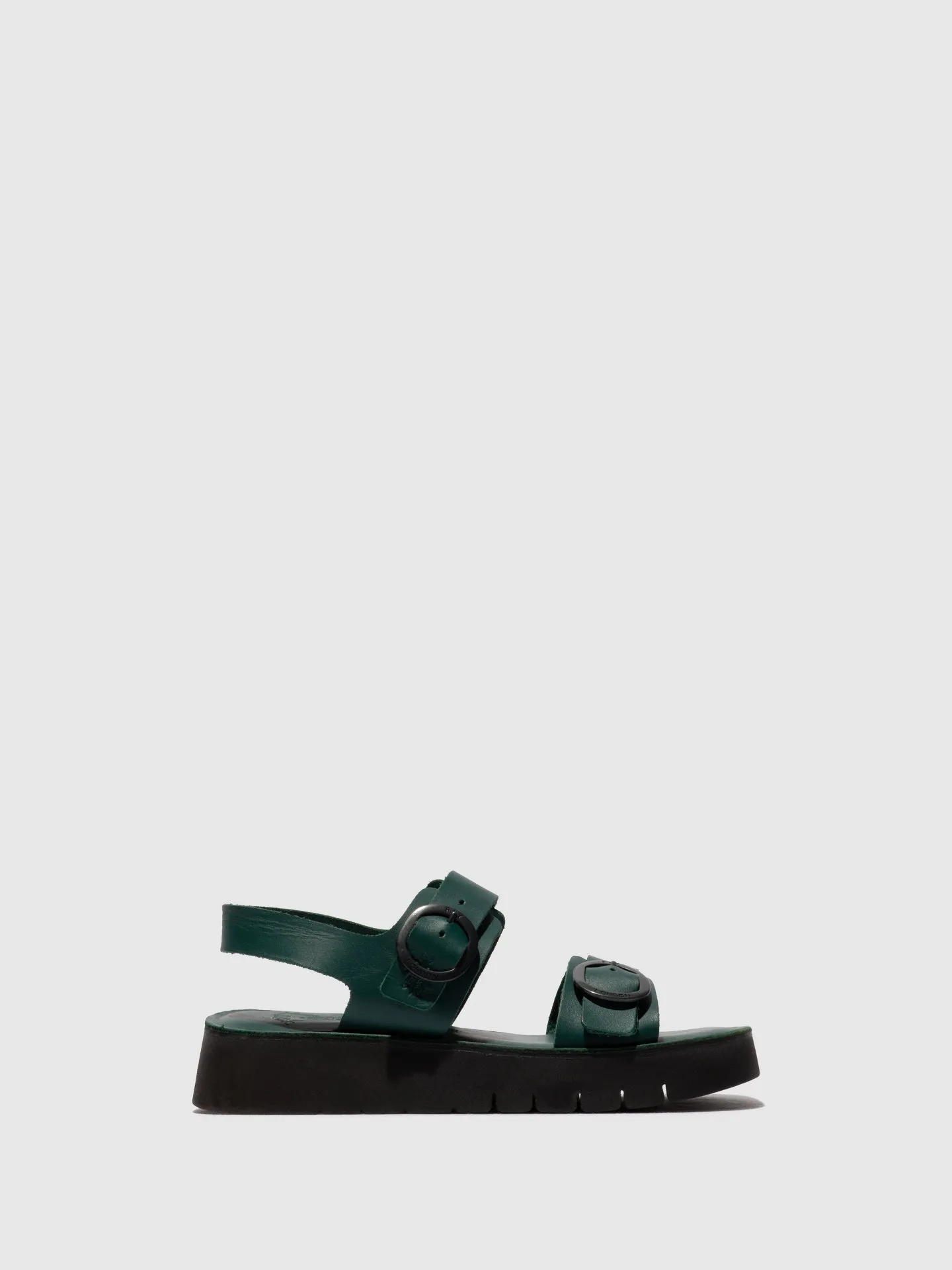 Sling-Back Sandals SOLB260FLY DK MOSS sold by Fly London