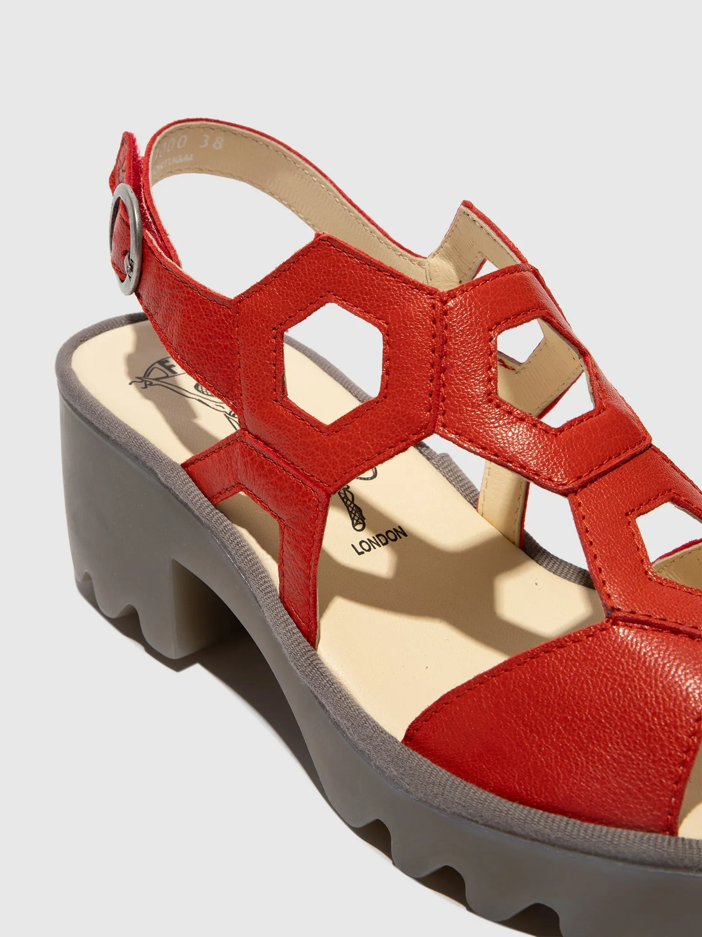 Sling-Back Sandals TEWA573FLY DEVIL RED sold by Fly London product image thumbnail 4