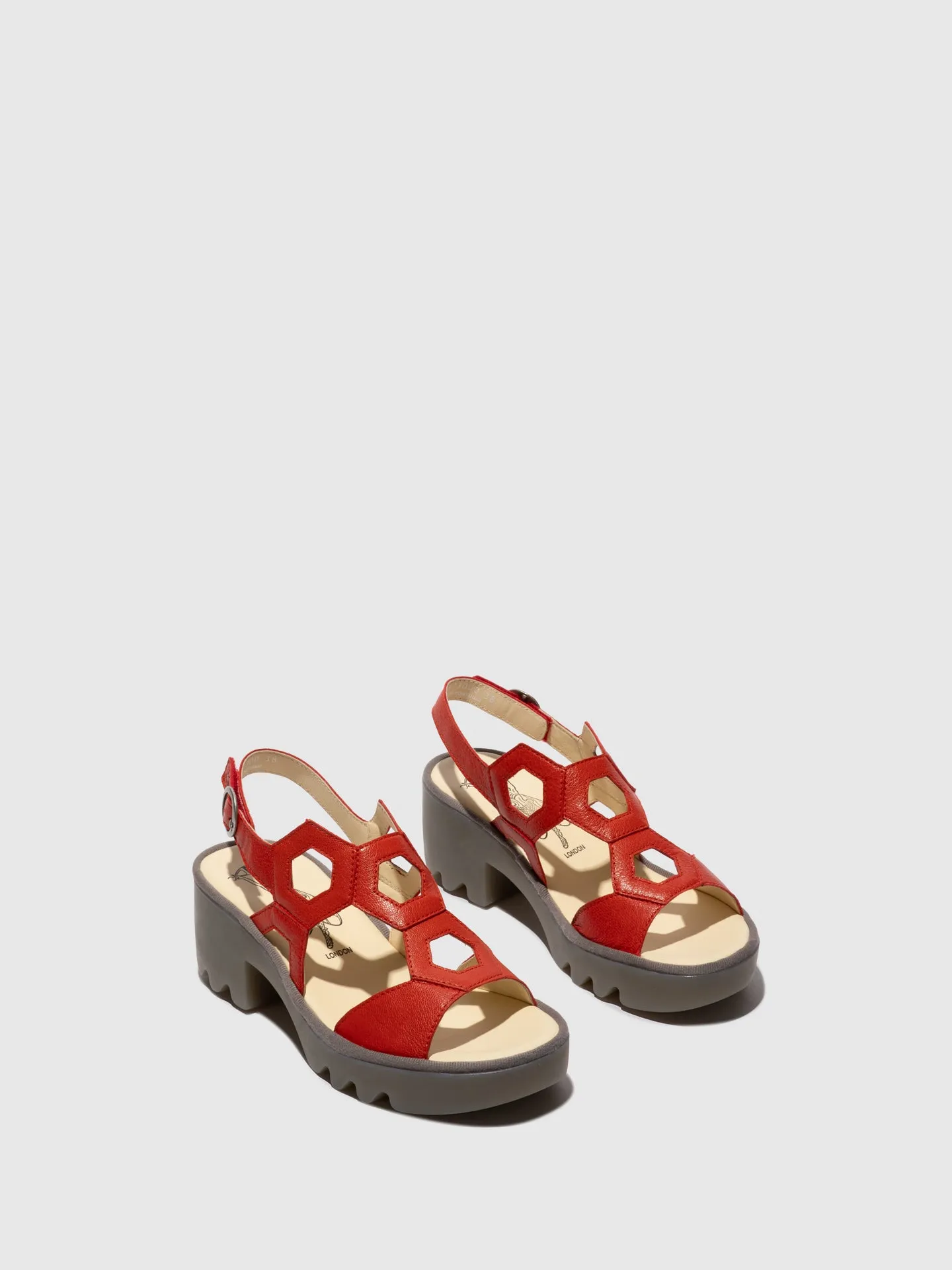 Sling-Back Sandals TEWA573FLY DEVIL RED sold by Fly London product image thumbnail 2