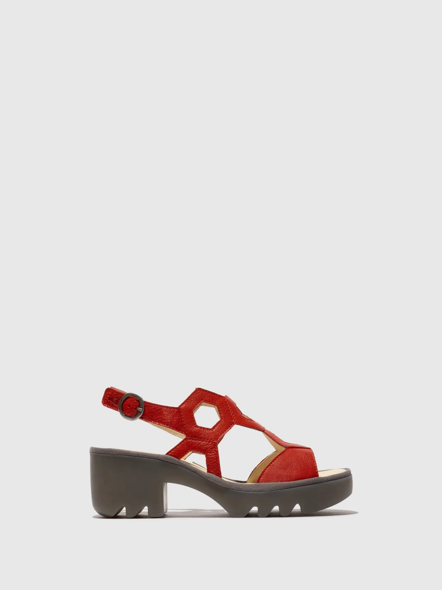 Sling-Back Sandals TEWA573FLY DEVIL RED sold by Fly London