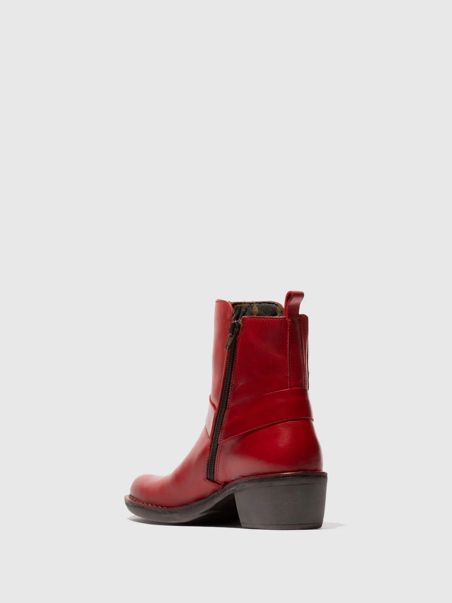 Zip Up Ankle Boots MEBI123FLY RED sold by Fly London product image thumbnail 3
