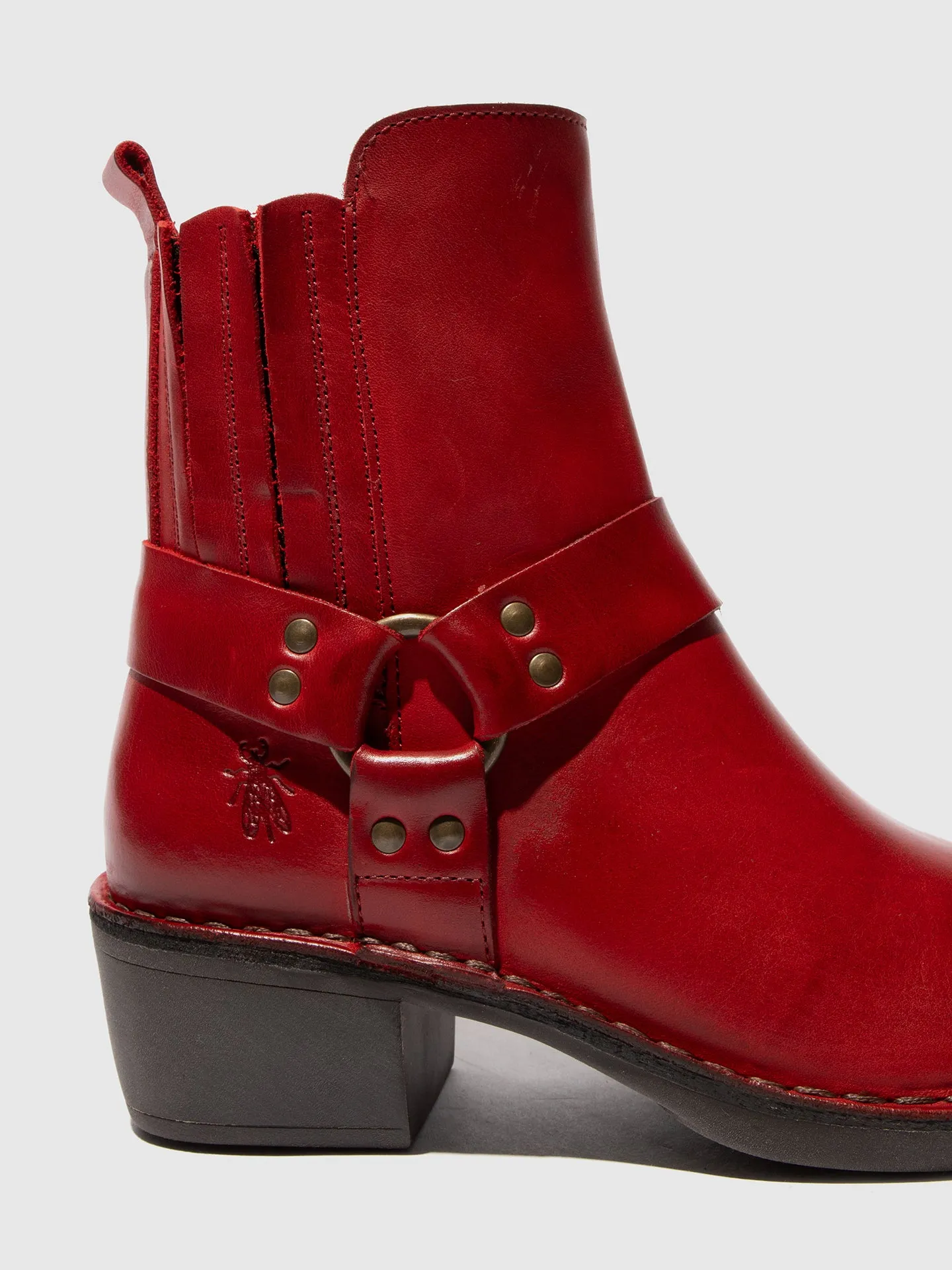 Zip Up Ankle Boots MEBI123FLY RED sold by Fly London product image thumbnail 4