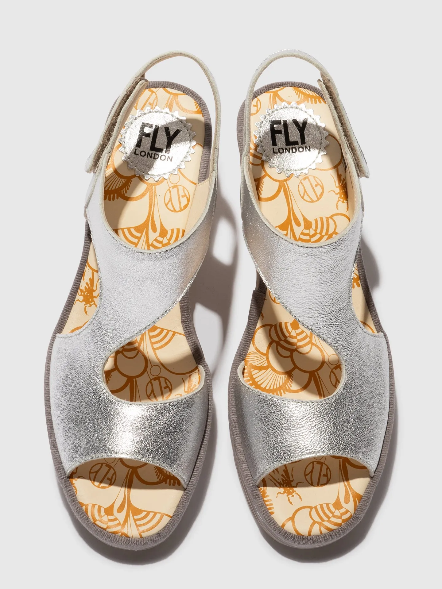 Sling-Back Sandals YOXA576FLY SILVER sold by Fly London product image thumbnail 4