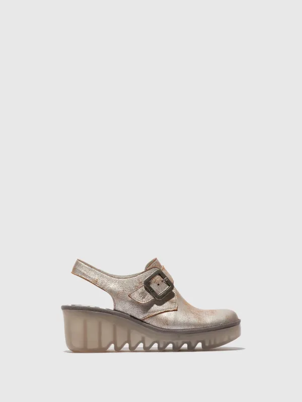 Round Toe Clogs BARY565FLY PEARL sold by Fly London