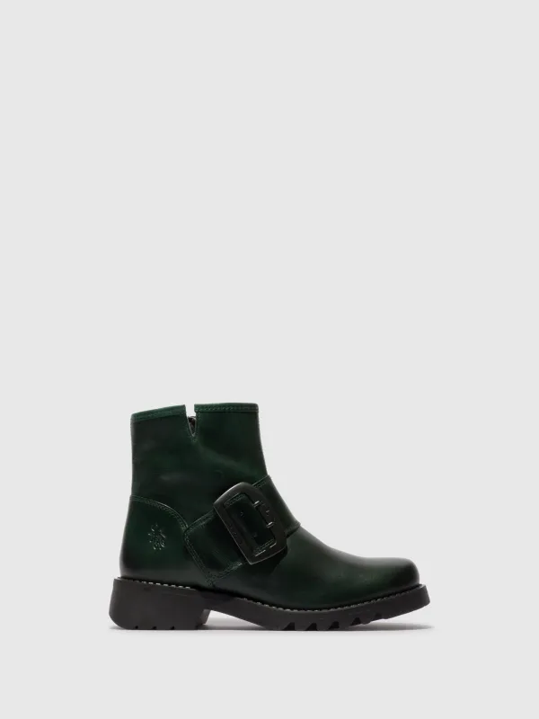 Buckle Ankle Boots RILY991FLY PETROL sold by Fly London