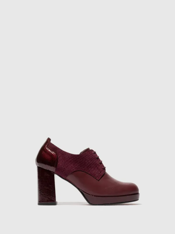 Lace-up Shoes EZIK180FLY BURGUNDY sold by Fly London