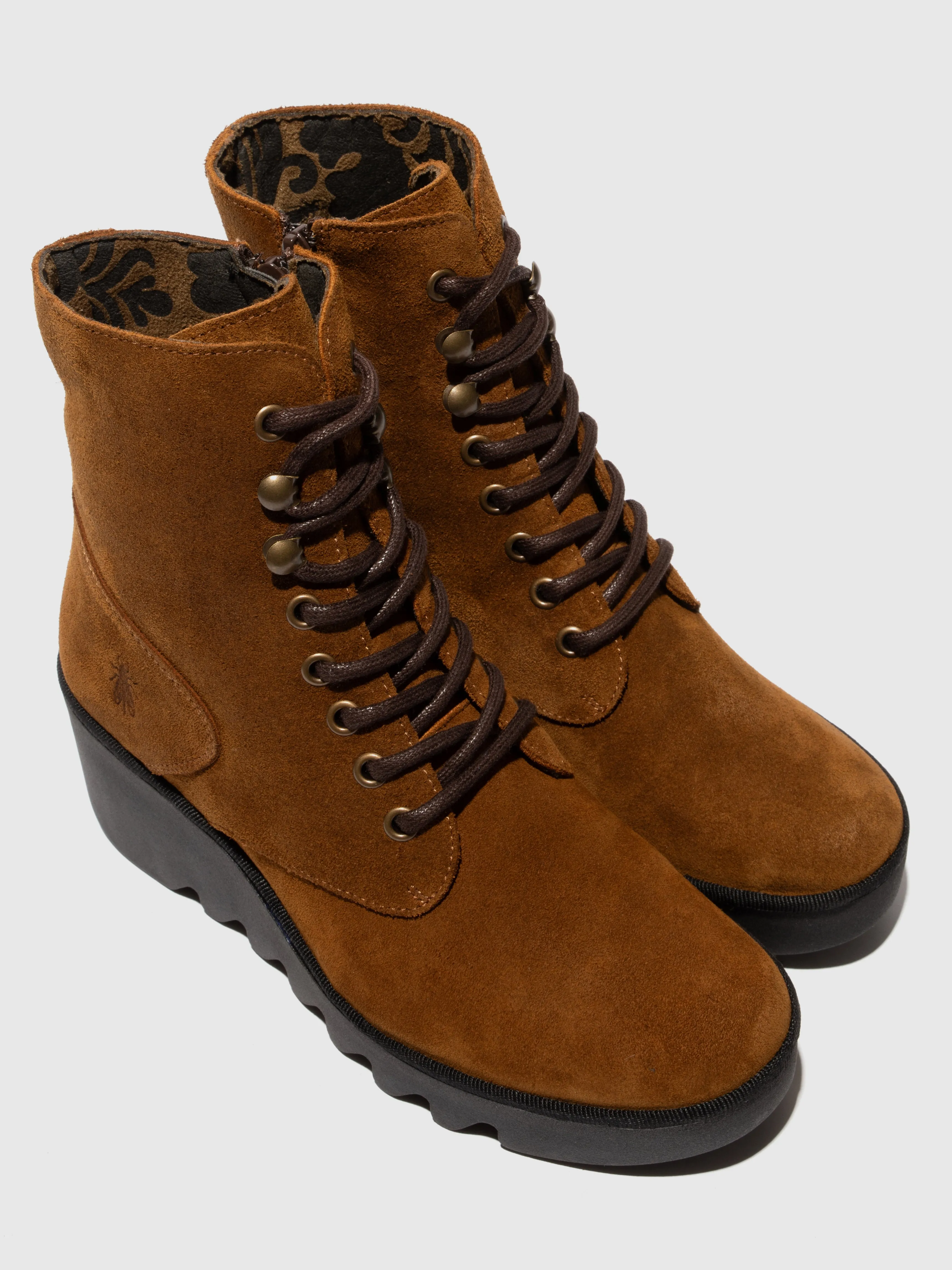 Lace-up Ankle Boots BIRR534FLY TOBACCO sold by Fly London product image thumbnail 4