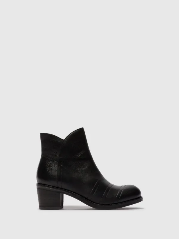 Zip Up Ankle Boots ZAGY111FLY BLACK sold by Fly London