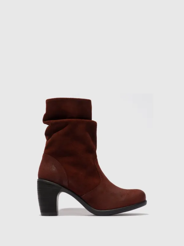 Zip Up Ankle Boots KLEI152FLY OXBLOOD sold by Fly London