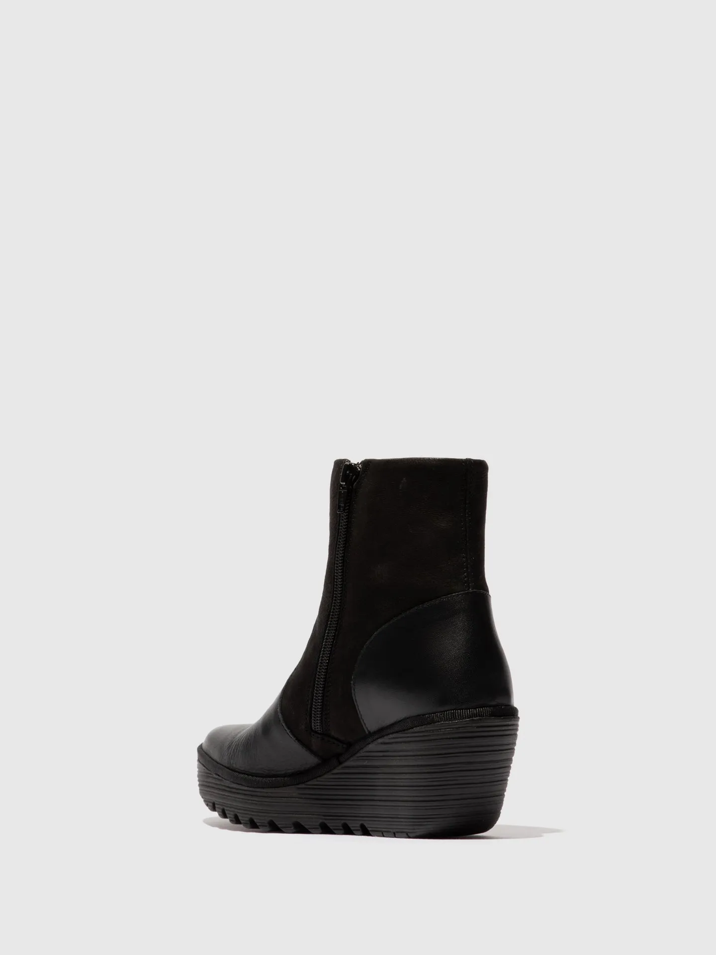 Zip Up Ankle Boots YUXI506FLY DUBLIN/CUPIDO BLACK/BLACK sold by Fly London product image thumbnail 3