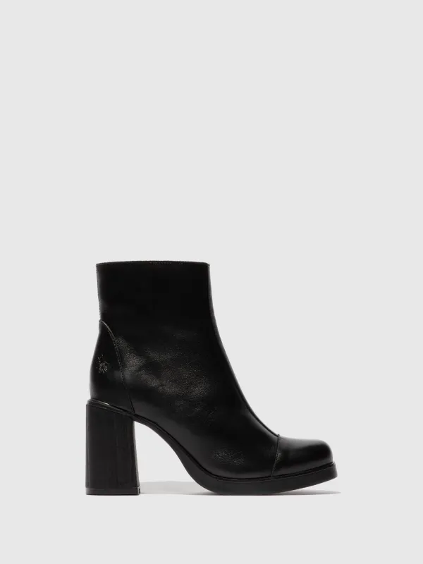 Zip Up Ankle Boots STIR985FLY DUBLIN BLACK sold by Fly London