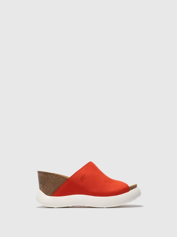 Slip-on Mules GINO966FLY SCARLET sold by Fly London
