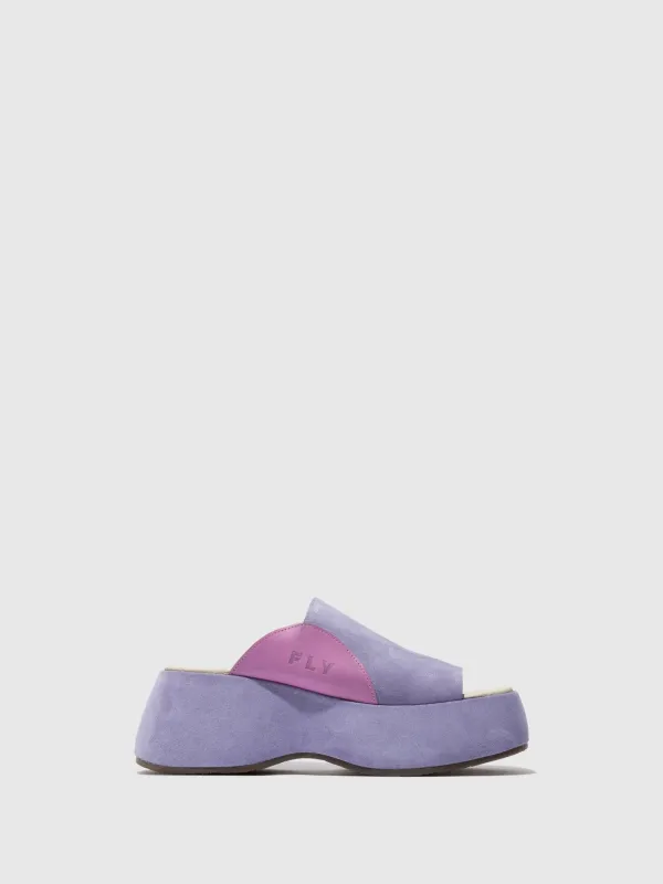 Slip-on Mules BEZI078FLY VIOLET/VIOLET sold by Fly London
