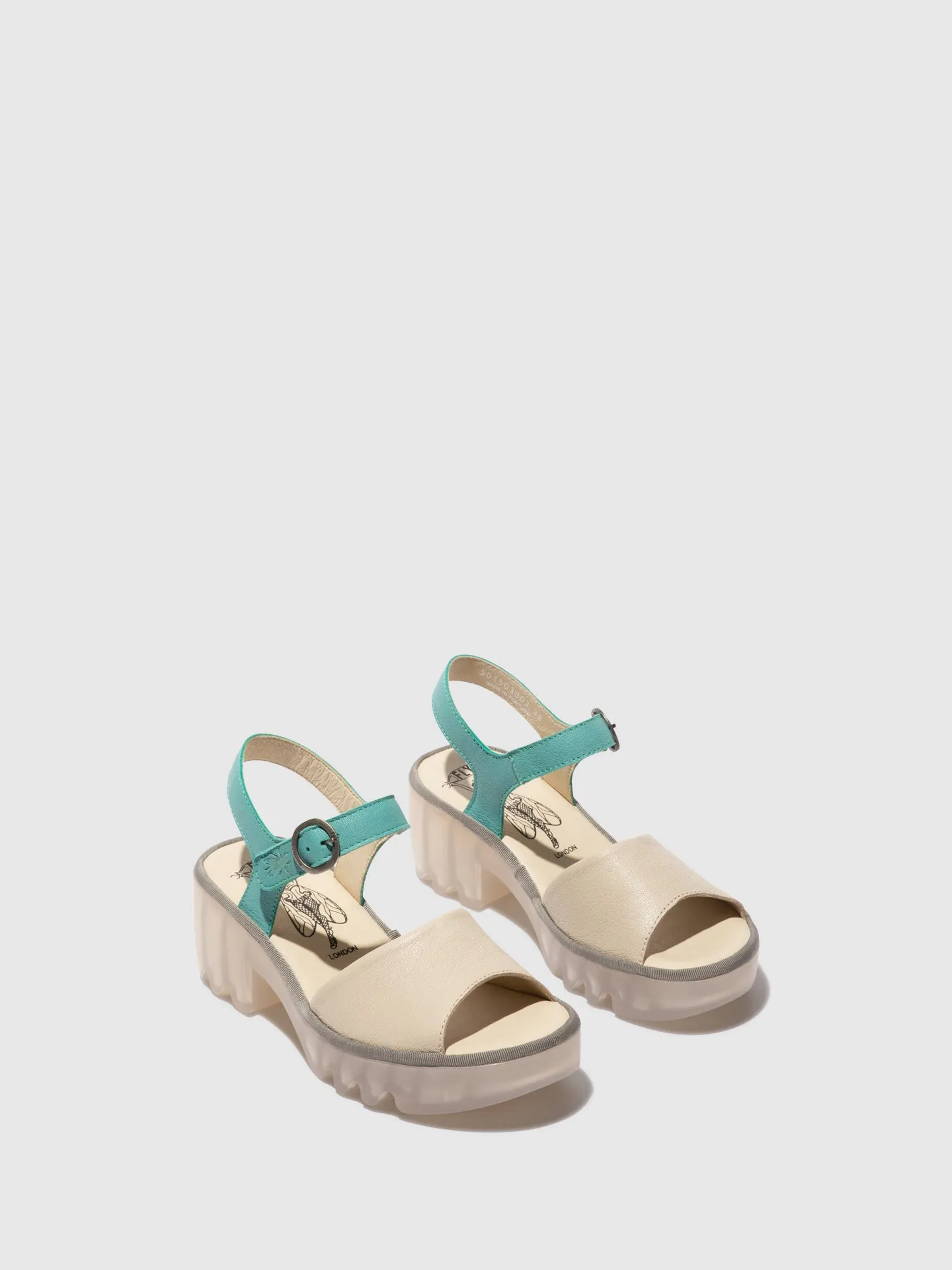Sling-Back Sandals TULL503FLY CLOUD/ TURQUOISE sold by Fly London product image thumbnail 2