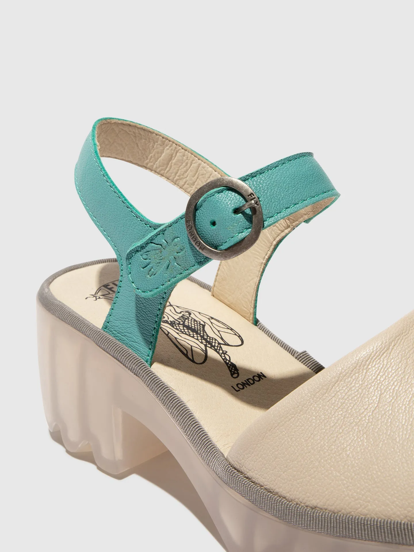 Sling-Back Sandals TULL503FLY CLOUD/ TURQUOISE sold by Fly London product image thumbnail 4