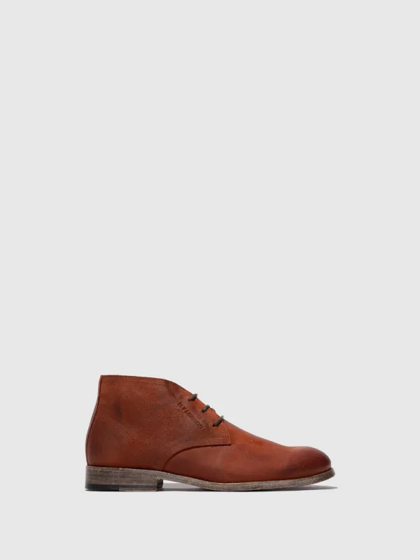 Lace-up Ankle Boots CAJY074FLY BRANDY made by Fly London